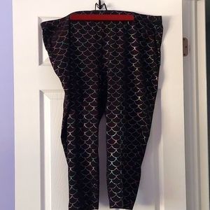 Torrid Mermaid Crop Legging 4x